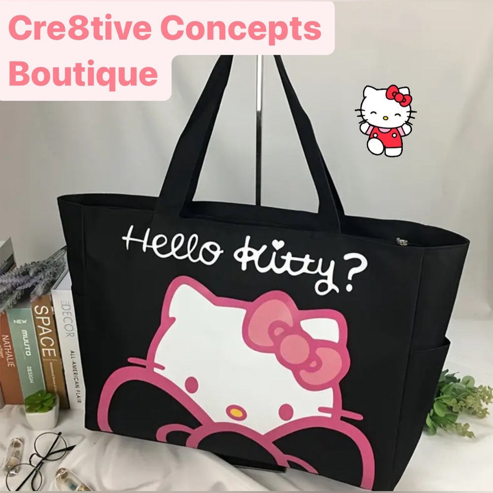 Hello Kitty PVC Xtra Large Tote-Pink - Picture 2 of 3